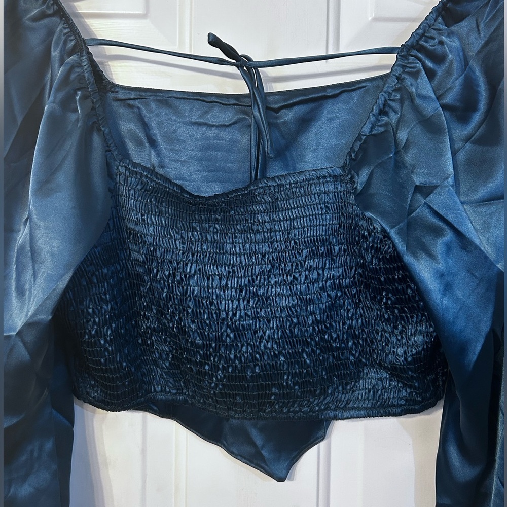 Altar’d State Calli satin corset top, size XXL - Picture 4 of 8